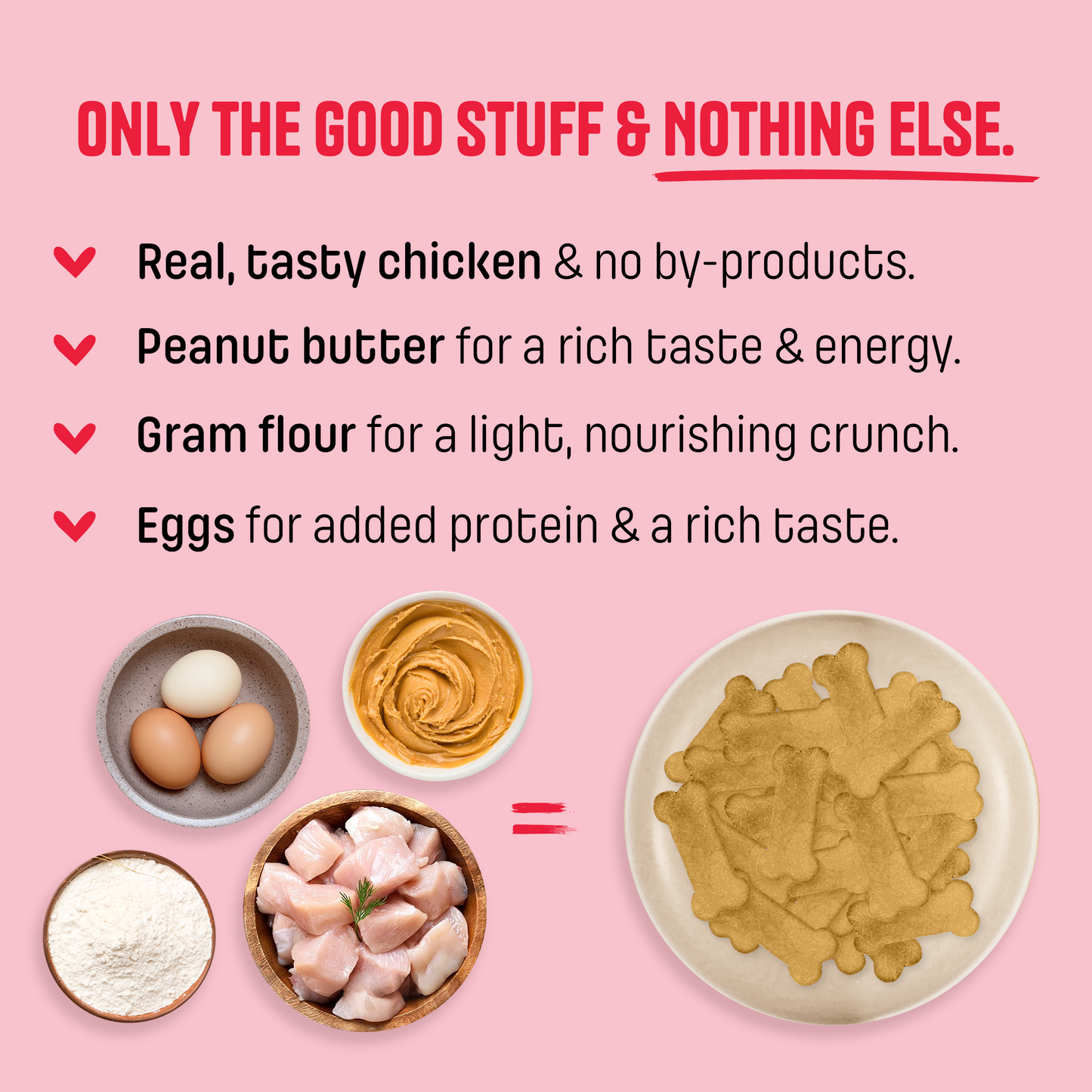 Chicken & Peanut Butter Biscuits